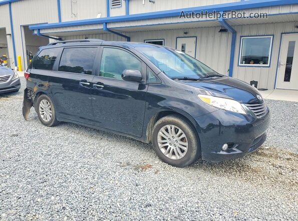 5TDYZ3DC3HS858991 2017 TOYOTA SIENNA Black Delantero derecho