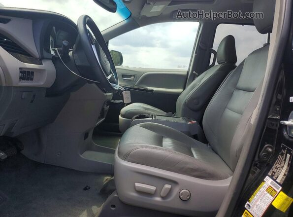 5TDYZ3DC3HS858991 2017 TOYOTA SIENNA Black Vista interior delantera