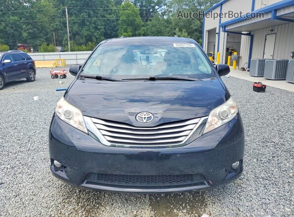 5TDYZ3DC3HS858991 2017 TOYOTA SIENNA Black Vista frontal