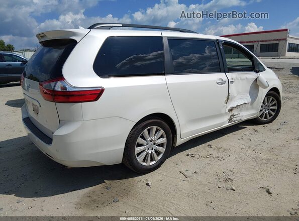 5TDYZ3DC3HS893577 2017 TOYOTA SIENNA White Rear right