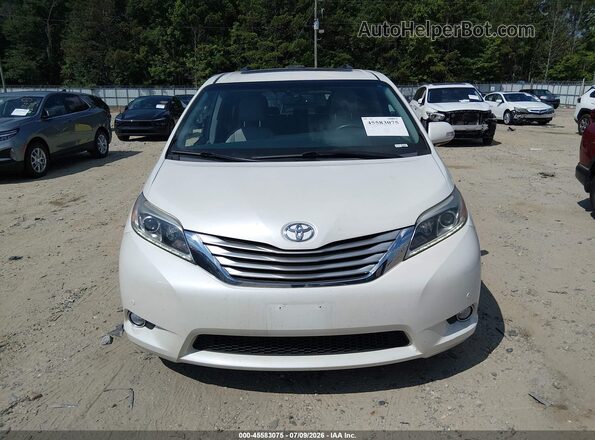 5TDYZ3DC3HS893577 2017 TOYOTA SIENNA White Instrument cluster view