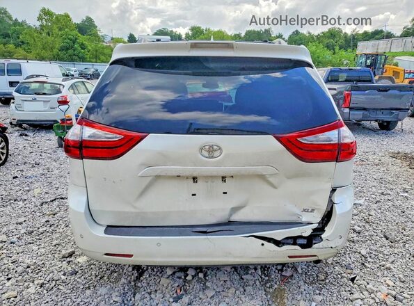 5TDYZ3DC3JS910058 2018 TOYOTA SIENNA White Widok z tyłu