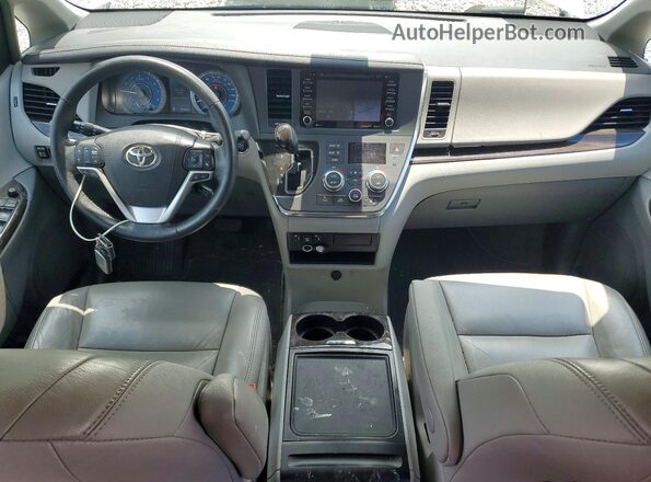 5TDYZ3DC3JS910058 2018 TOYOTA SIENNA White Widok deski rozdzielczej