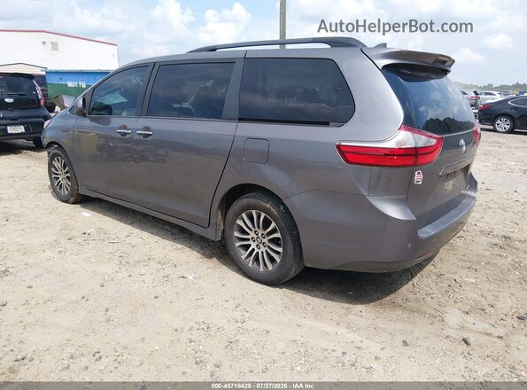 5TDYZ3DC3JS951998 2018 TOYOTA SIENNA Gray Rear left