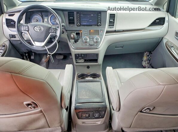 5TDYZ3DC3KS992195 2019 TOYOTA SIENNA Blue Widok deski rozdzielczej