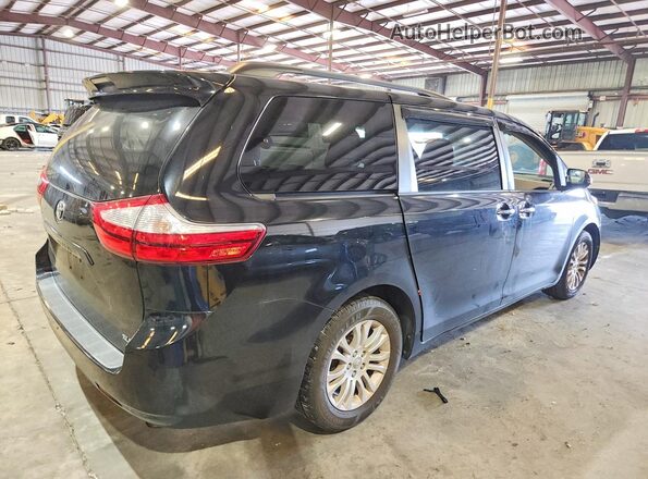 5TDYZ3DC4HS796601 2017 TOYOTA SIENNA Black Задня права чверть