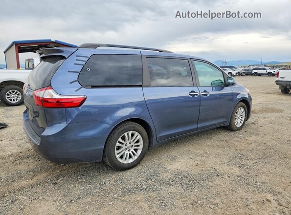 5TDYZ3DC4HS799398 2017 TOYOTA SIENNA Blue უკანა მარჯვენა