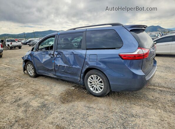 5TDYZ3DC4HS799398 2017 TOYOTA SIENNA Blue უკანა მარცხენა
