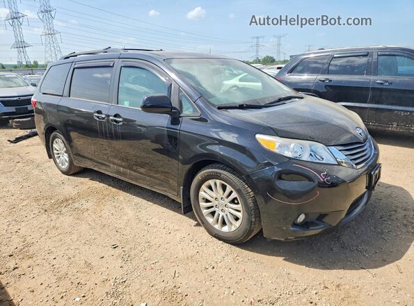 5TDYZ3DC4HS831301 2017 TOYOTA SIENNA Черный Передняя правая четверть