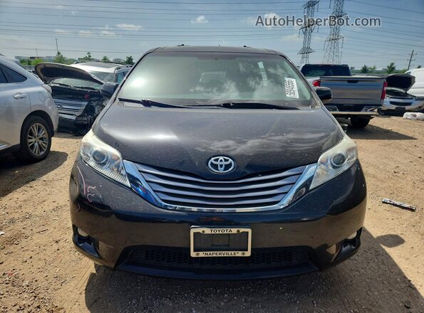 5TDYZ3DC4HS831301 2017 TOYOTA SIENNA Черный Вид спереди