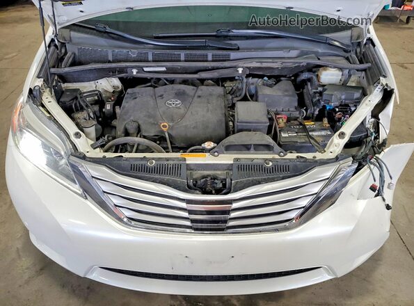 5TDYZ3DC4HS832870 2017 TOYOTA SIENNA Белый Вид подкапотного пространства