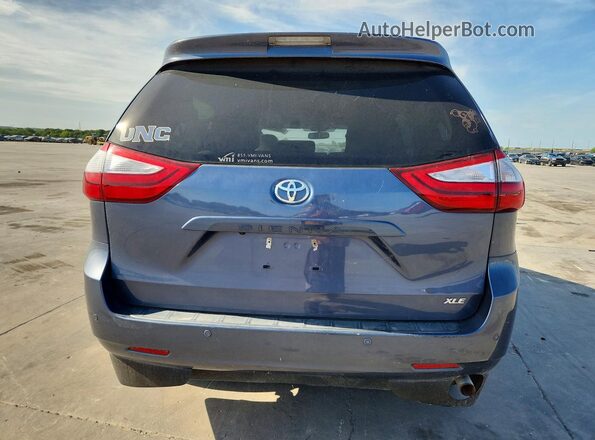 5TDYZ3DC4HS875413 2017 TOYOTA SIENNA Синий Вид сзади