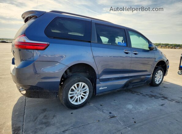 5TDYZ3DC4HS875413 2017 TOYOTA SIENNA Синий Задняя правая четверть