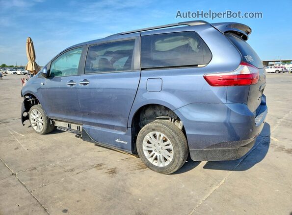 5TDYZ3DC4HS875413 2017 TOYOTA SIENNA Синий Задняя левая четверть