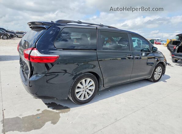 5TDYZ3DC4HS891577 2017 TOYOTA SIENNA Black Tył prawy