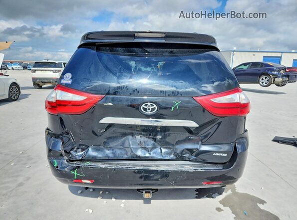 5TDYZ3DC4HS891577 2017 TOYOTA SIENNA Black Widok z tyłu