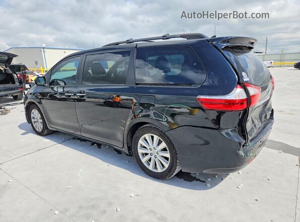 5TDYZ3DC4HS891577 2017 TOYOTA SIENNA Black Tył lewy