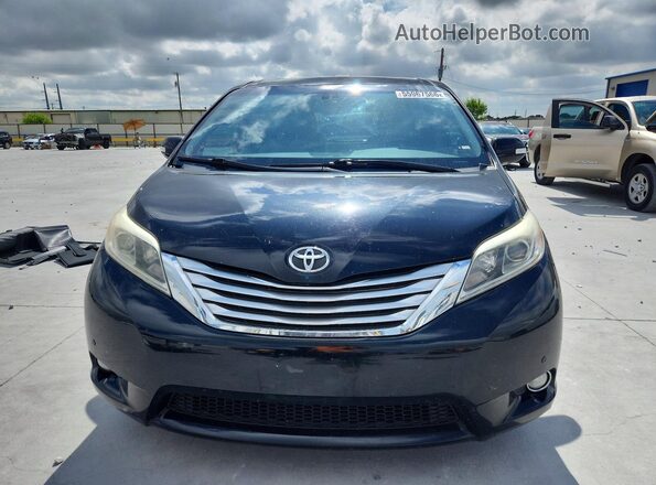 5TDYZ3DC4HS891577 2017 TOYOTA SIENNA Black Widok z przodu