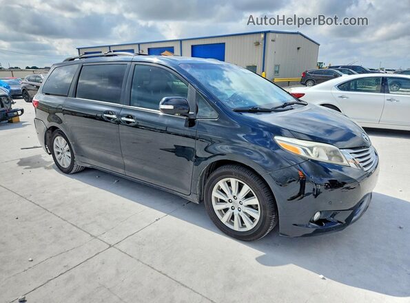 5TDYZ3DC4HS891577 2017 TOYOTA SIENNA Black Przód prawy