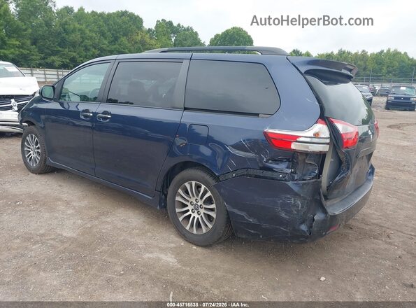 5TDYZ3DC4JS909484 2018 TOYOTA SIENNA Blue Trasero izquierdo