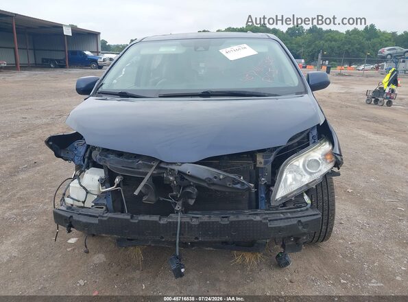 5TDYZ3DC4JS909484 2018 TOYOTA SIENNA Blue Vista del cuadro de instrumentos