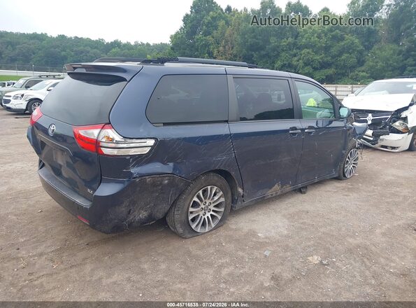 5TDYZ3DC4JS909484 2018 TOYOTA SIENNA Blue Trasero derecho
