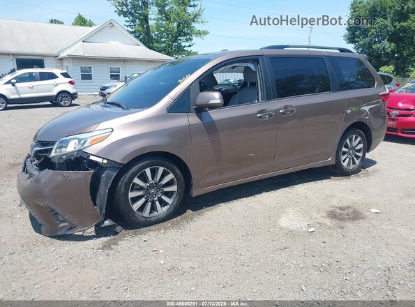 5TDYZ3DC4JS948947 2018 TOYOTA SIENNA Brown Przód lewy