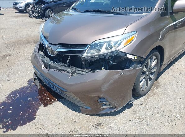 5TDYZ3DC4JS948947 2018 TOYOTA SIENNA Brown Widok z przodu