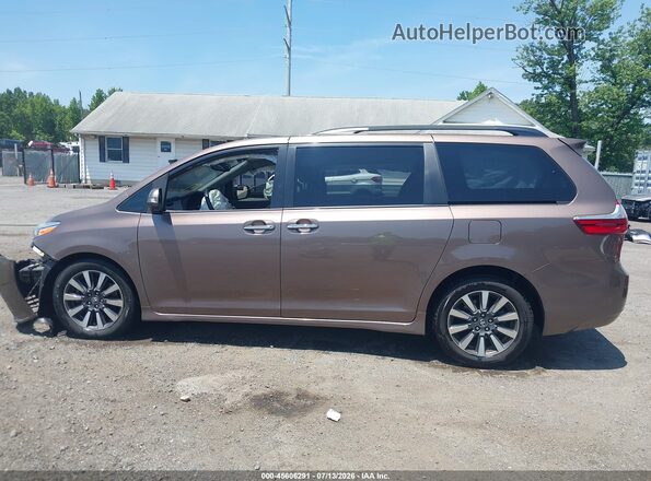 5TDYZ3DC4JS948947 2018 TOYOTA SIENNA Brown Widok wnętrza 360 stopni