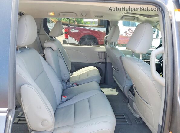 5TDYZ3DC4LS035804 2020 TOYOTA SIENNA Gray უკანა სალონის ხედი