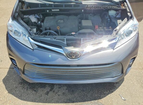 5TDYZ3DC4LS035804 2020 TOYOTA SIENNA Gray ძრავის განყოფილების ხედი