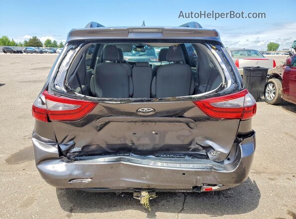 5TDYZ3DC4LS035804 2020 TOYOTA SIENNA Gray უკანა ხედი