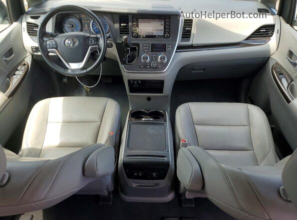 5TDYZ3DC4LS035804 2020 TOYOTA SIENNA Gray წინა პანელის ხედი