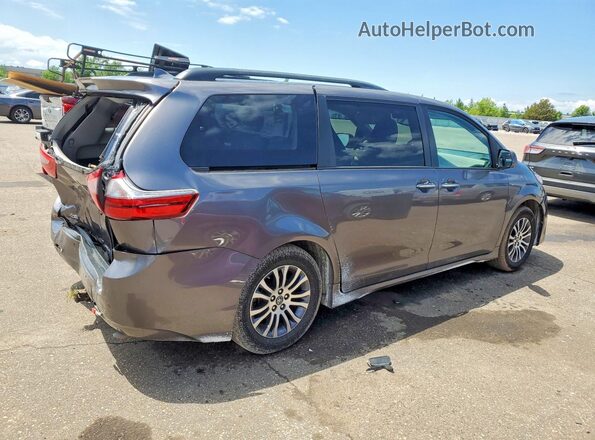 5TDYZ3DC4LS035804 2020 TOYOTA SIENNA Gray უკანა მარჯვენა