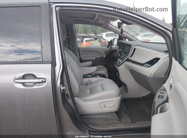 5TDYZ3DC4LS053770 2020 TOYOTA SIENNA Gray Front interior view