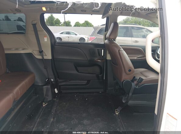 5TDYZ3DC4LS083416 2020 TOYOTA SIENNA White Widok naklejki z numerem VIN
