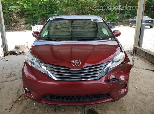 5TDYZ3DC5HS771416 2017 TOYOTA SIENNA Burgundy Вид спереду