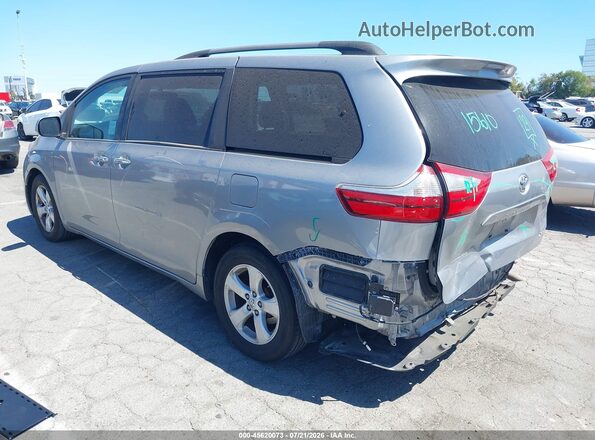 5TDYZ3DC5HS788409 2017 TOYOTA SIENNA Silver უკანა მარცხენა