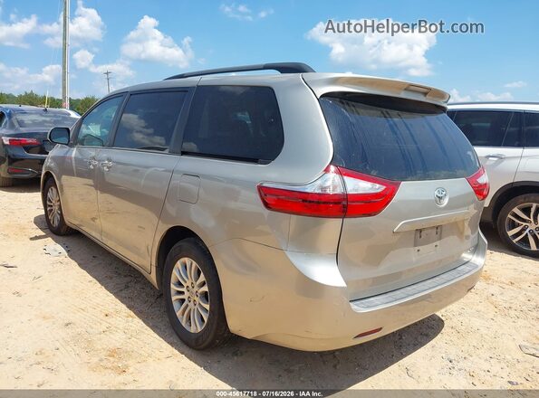 5TDYZ3DC5HS820582 2017 TOYOTA SIENNA Beige Հետևի ձախ