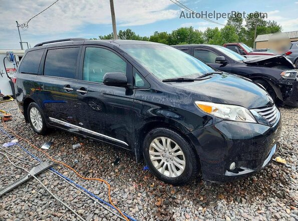 5TDYZ3DC5HS869183 2017 TOYOTA SIENNA Black Przód prawy