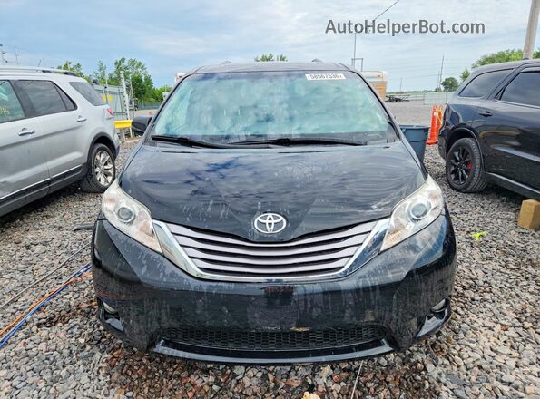 5TDYZ3DC5HS869183 2017 TOYOTA SIENNA Black Widok z przodu