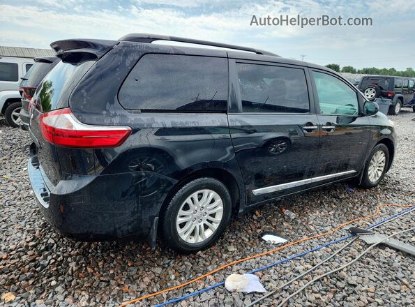 5TDYZ3DC5HS869183 2017 TOYOTA SIENNA Black Tył prawy