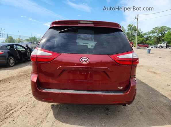 5TDYZ3DC5HS875906 2017 TOYOTA SIENNA Burgundy Вид ззаду