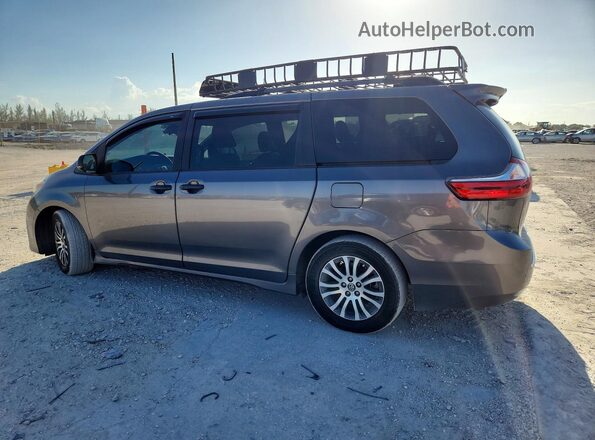 5TDYZ3DC5JS914578 2018 TOYOTA SIENNA Gray Rear left