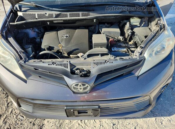 5TDYZ3DC5JS914578 2018 TOYOTA SIENNA Gray Engine compartment view