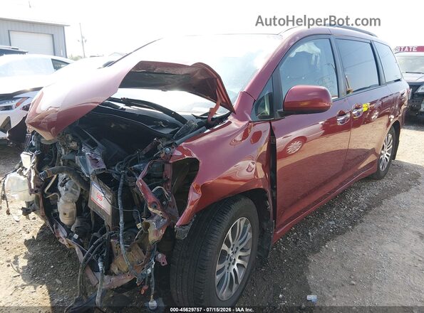5TDYZ3DC5LS054314 2020 TOYOTA SIENNA Red Առջևի ձախ երեք քառորդ տեսարան