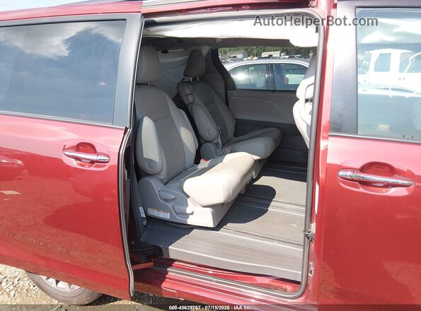 5TDYZ3DC5LS054314 2020 TOYOTA SIENNA Red VIN կոդի պիտակի տեսք