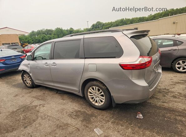 5TDYZ3DC6HS851405 2017 TOYOTA SIENNA Silver Tył lewy