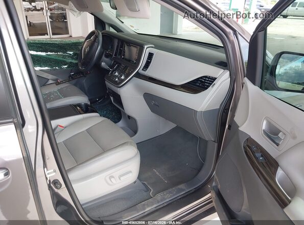 5TDYZ3DC6LS082381 2020 TOYOTA SIENNA Gray Widok wnętrza z przodu