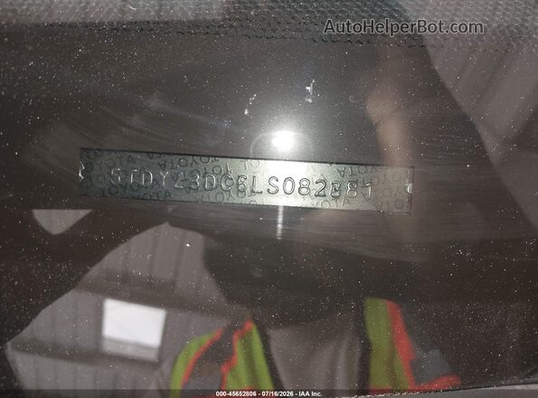 5TDYZ3DC6LS082381 2020 TOYOTA SIENNA Gray Widok komory silnika